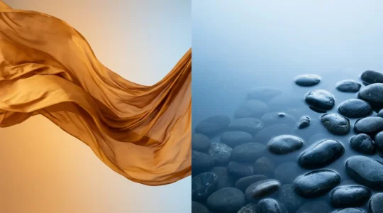 Comparación visual entre práctica dinámica de Vinyasa y poses estáticas de Yin yoga