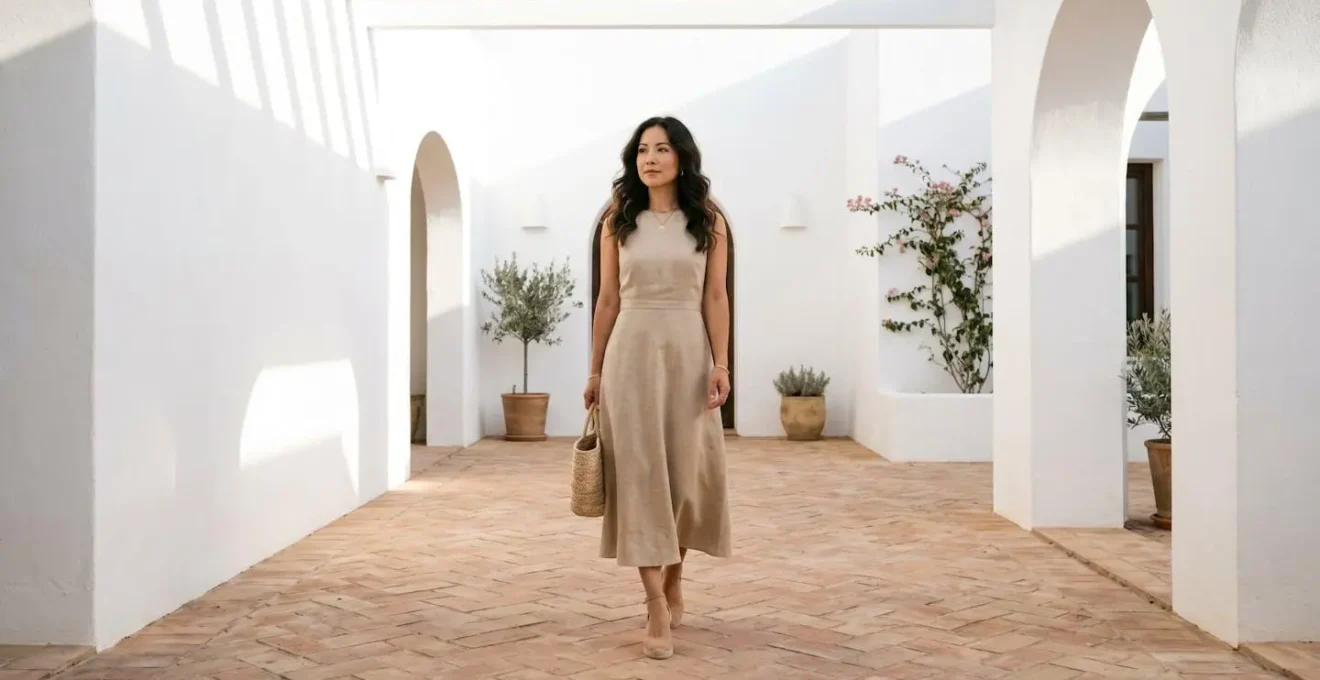 Comparación visual de largos midi favorecedores para mujeres de baja estatura